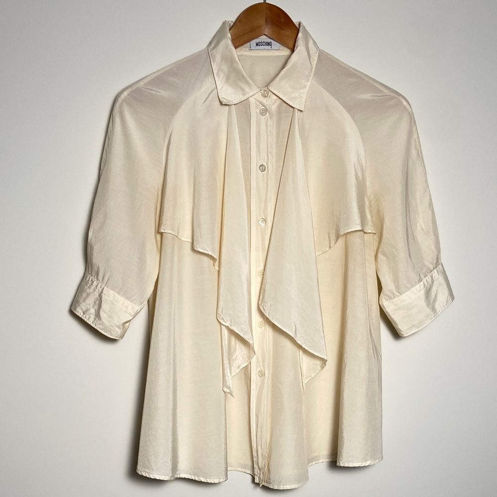 Moschino Cream Blouse